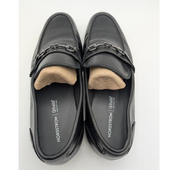 Nordstrom Cooper Bit Loafer Shoes Slip-On Men's Black Size US11M EU44 - Picture 5 of 11